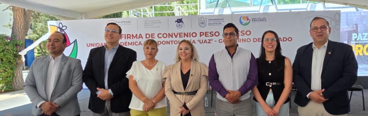 Firma de Convenio Peso a Peso entre Gobierno de Zacatecas y la UAZ